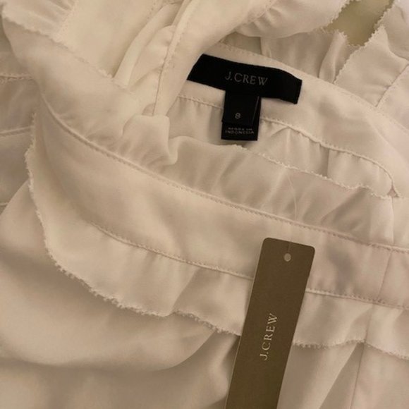 J. Crew Criss-Cross Ruffle Top - Picture 4 of 4